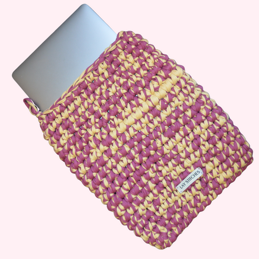 Laptop Sleeve in Mauve Morning