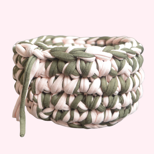 Trinket holder in Rosy Khaki