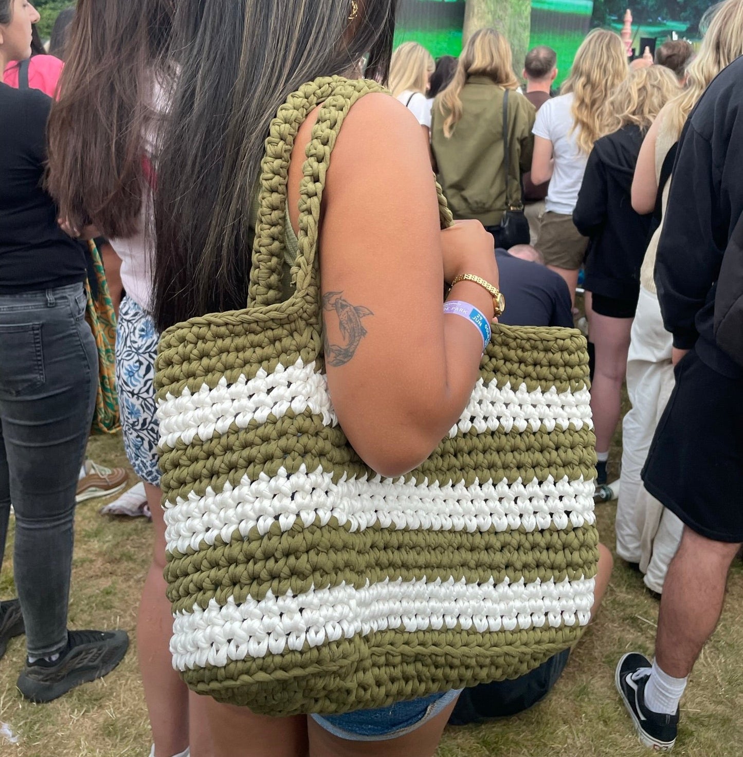 Strip Chika tote bag